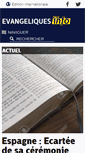 Mobile Screenshot of evangeliques.info